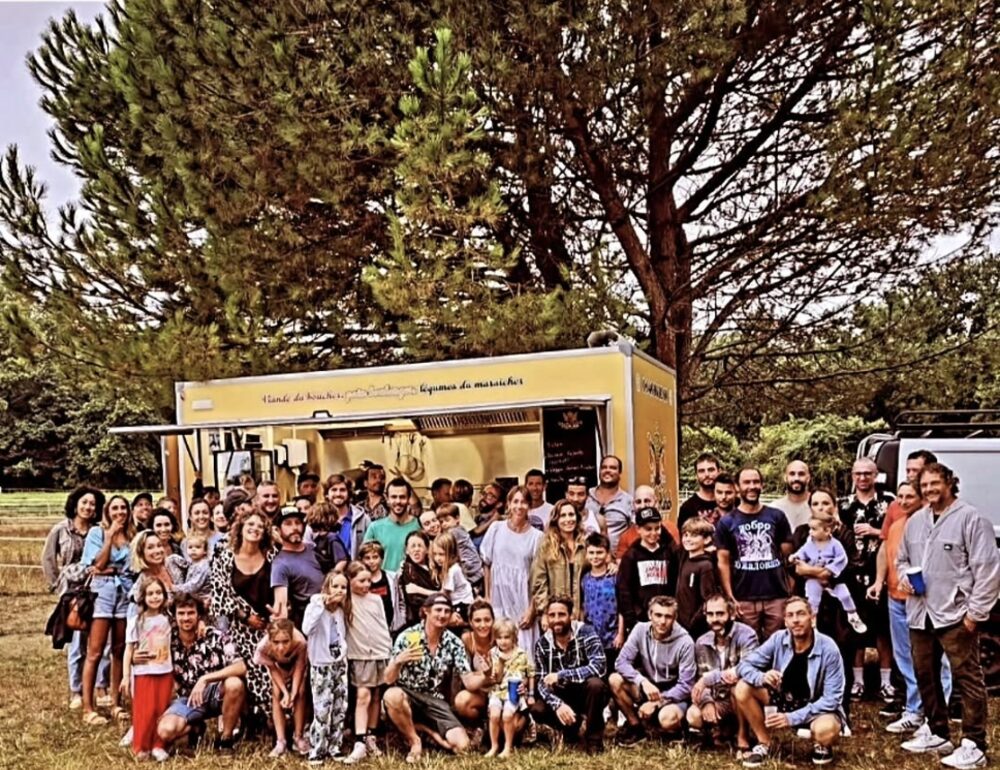 Food truck DKP lors d'un anniversaire privé à Capbreton