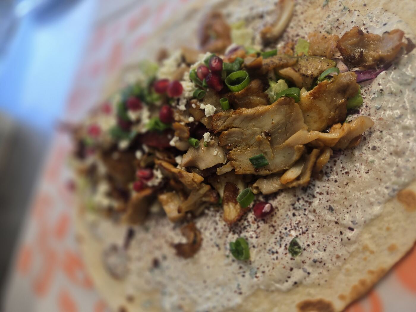 Détail garniture Berliner Kebab